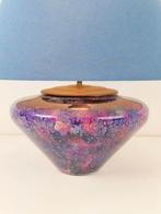 Vintage tafellamp Glas unique realisse a la main france ‘70, N, Vintage, Ophalen of Verzenden, Minder dan 50 cm