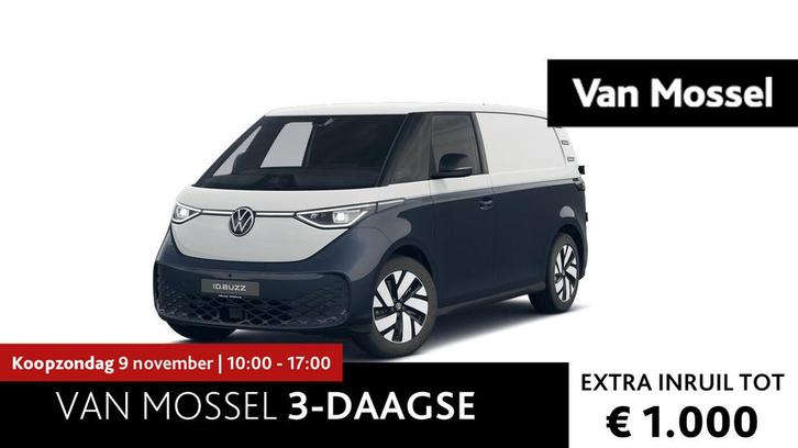 Volkswagen ID. Buzz Cargo Anniversary Edition 286 pk | Airco, Auto's, Bestelauto's, Bedrijf, Te koop, ABS, Achteruitrijcamera