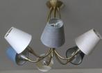 Plafondlamp met bijpassend wandlampje, Nostalgisch/modern, Gebruikt, Metaal, 50 tot 75 cm