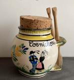 Quimper pot voor Cornichons, Ophalen of Verzenden, Overige materialen, Pot, Bus of Blik