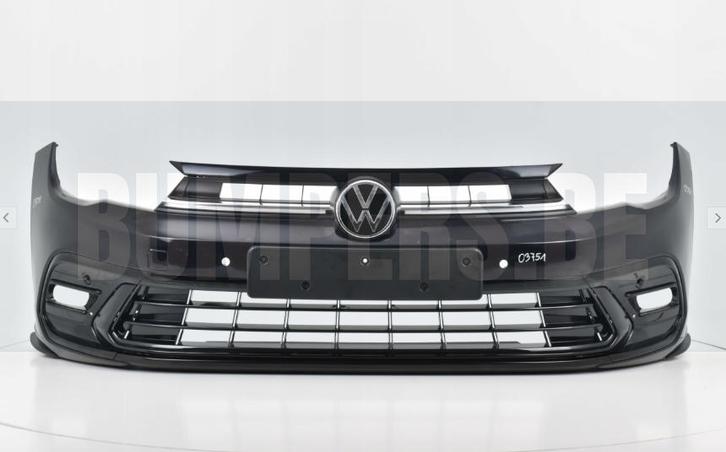 Bumper VOLKSWAGEN POLO 2G0 2G R-LINE RLINE FACELIFT 2022- 4X, Auto-onderdelen, Carrosserie en Plaatwerk, Bumper, Voor, Gebruikt