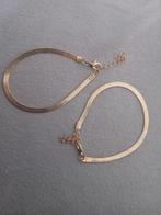 2 zeer mooie armbanden voor vrouw, Sieraden, Tassen en Uiterlijk, Armbanden, Ophalen, Zo goed als nieuw, Goud, Overige materialen