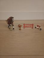 Schleich paard met ruiter en accessories, Kinderen en Baby's, Speelgoed | Overig, Ophalen of Verzenden, Zo goed als nieuw, Jongen of Meisje