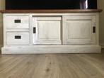 Teak houten TV dressoir, Huis en Inrichting, Kasten | Televisiemeubels, Ophalen, Gebruikt, 100 tot 150 cm, Teakhout