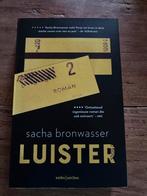 Luister - Sacha Bronwasser (Nieuwstaat), Boeken, Romans, Ophalen of Verzenden, Nieuw, Nederland
