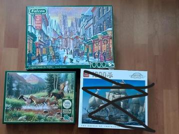 Legpuzzels 2 x 1000 stuks beschikbaar voor biedingen