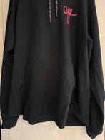 Zwarte Hoodie met Roze Logo Off the Pitch, Kleding | Heren, Truien en Vesten, Off the pitch, Maat 52/54 (L), Zwart, Ophalen of Verzenden