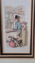 Ingelijste 3D Anton Pieck afbeelding, Ophalen of Verzenden