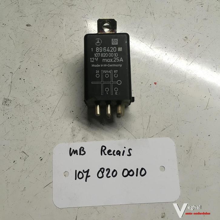 Mercedes Achterruitverwarming Relais 107 820 0010, Auto-onderdelen, Elektronica en Kabels, Gebruikt, Ophalen of Verzenden