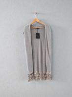 Arma vest grijs franjes katoen kasjmier maat 34 / 36 XS S, Ophalen of Verzenden, Zo goed als nieuw, Maat 34 (XS) of kleiner, Grijs