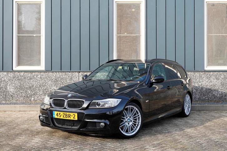 BMW 325i E91 LCI 2012 | M-PAKKET | PANO | HIFI | STOELVERW |, Auto's, BMW, Bedrijf, 3-Serie, Adaptieve lichten, Airbags, Airconditioning