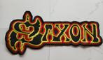 Saxon shaped logo backpatch 16.5 x 34 cm, Verzenden, Nieuw, Kleding