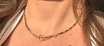 Gouden horlogeketting, Met hanger, Ophalen of Verzenden, Zo goed als nieuw, Goud