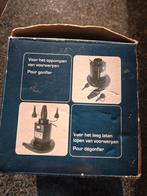 Elektrische luchtpomp voor luchtbedden, kleine zwembaden, Caravans en Kamperen, Luchtpompen, Ophalen of Verzenden, Zo goed als nieuw