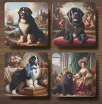 Newfoundlander Barok onderzetters met houder, Ophalen of Verzenden, Nieuw, Glas of Kopje