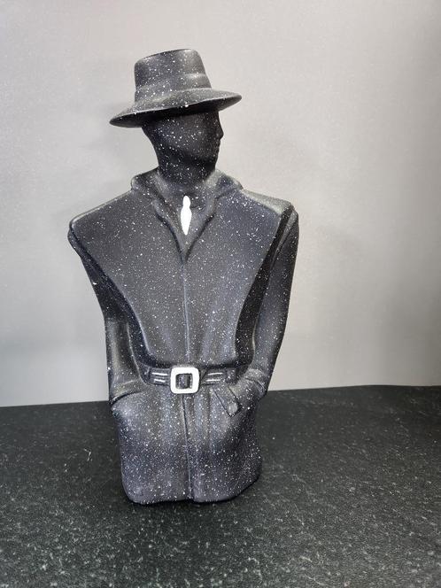 Art Deco Keramisch Beeld – Zwart-Wit Elegantie, Antiek en Kunst, Kunst | Beelden en Houtsnijwerken, Ophalen of Verzenden