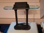 Halogeen Tafellamp dimbaar zwart., Gebruikt, Ophalen of Verzenden, Glas, Modern
