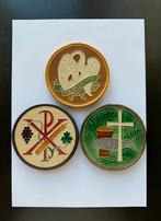 Cloisonne tegels Westraven Utrecht Religieus setje 3 stuks, Ophalen of Verzenden