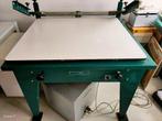 Professionele zeefdruk tafel incl. 6 aluminium zeefdrukramen, Ophalen, Gebruikt, Overige typen