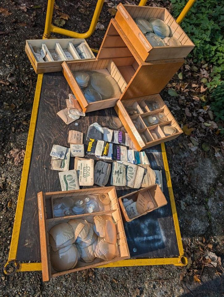 Horloge pendule glaasjes €50., Antiek en Kunst, Antiek | Klokken, Ophalen