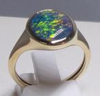 Nieuwe gouden ring met Australische Opaal - uniek, 18 tot 19, Nieuw, Dame of Heer, Met edelsteen