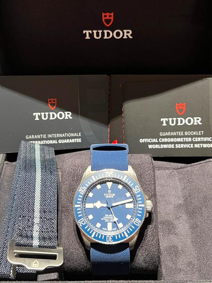 Tudor Pelagos FXD Marine National M25707B/MN21, Sieraden, Tassen en Uiterlijk, Horloges | Heren, Nieuw, Polshorloge, Overige merken