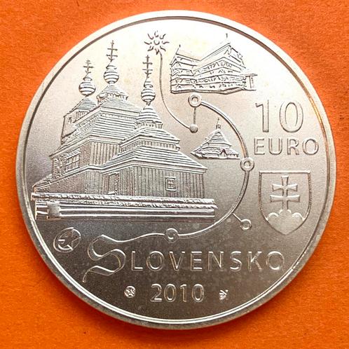 Slowakije 10 Euro 2010 UNC zilver, Postzegels en Munten, Munten | Europa | Euromunten, 10 euro, Zilver, Ophalen of Verzenden