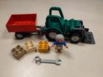 Lego Duplo 4687 tractor met aanhangwagen, Ophalen of Verzenden, Zo goed als nieuw, Duplo