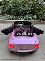 Bentley kinderauto - elektrische kinderauto Roze 2 persoons, Ophalen of Verzenden, Nieuw