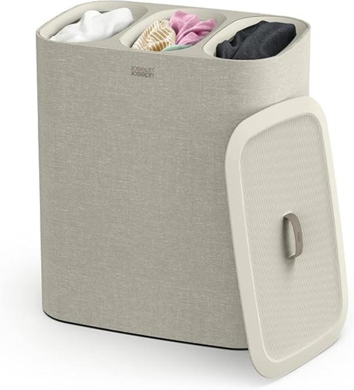 Joseph Joseph | 90 liter wasmand met deksel | beige | Nieuw, Huis en Inrichting, Badkamer | Badtextiel en Accessoires, Nieuw, Overige typen