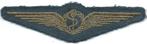 Koninklijke Luchtmacht  Vliegerarts Wing ( Oude Uitvoering ), Gebruikt, Ophalen of Verzenden, Patch, Badge of Embleem