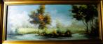 Landschap schilderij, Ophalen of Verzenden