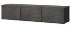 BESTA Tv-meubel zwartbruin/Kallviken betonpatroon, Huis en Inrichting, Kasten | Televisiemeubels, Ophalen, Overige materialen