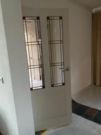 Glas in lood binnendeur, Binnendeur, Ophalen of Verzenden, 200 tot 215 cm, Glas