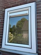 Kunststof kozijn met raam, Kunststof, Gebruikt, Raamkozijn, Inclusief glas