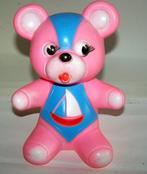 Prachtig vintage vinyl piepbeertje. Olifant Italy. H. 17cm., Verzamelen, Poppetjes en Figuurtjes, Ophalen of Verzenden, Zo goed als nieuw