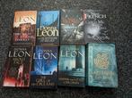 8 Engelstalige boeken (o.a. Donna Leon), Gelezen, Ophalen of Verzenden