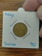 Turkije 5.000 Lira 1997, Postzegels en Munten, Verzenden, Overige landen, Losse munt