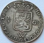 West Indische Compagnie schaarse 1/4e gulden 1794, Postzegels en Munten, Munten | Nederland, Vóór koninkrijk, Zilver, Losse munt