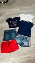 Set zomer short rokje t-shirt nik en nik levis retour 152, Meisje, Ophalen of Verzenden, Zo goed als nieuw