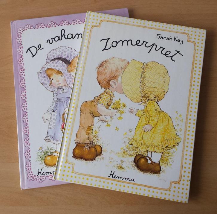 Sarah Kay - Vakantietijd + Zomerpret - Hemma - 1978, Boeken, Kinderboeken | Jeugd | onder 10 jaar, Gelezen, Fictie algemeen, Ophalen of Verzenden