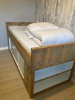 Te koop: zeer solide halfhoogslaper, Huis en Inrichting, Ophalen, 90 cm, Eenpersoons, Minder dan 160 cm