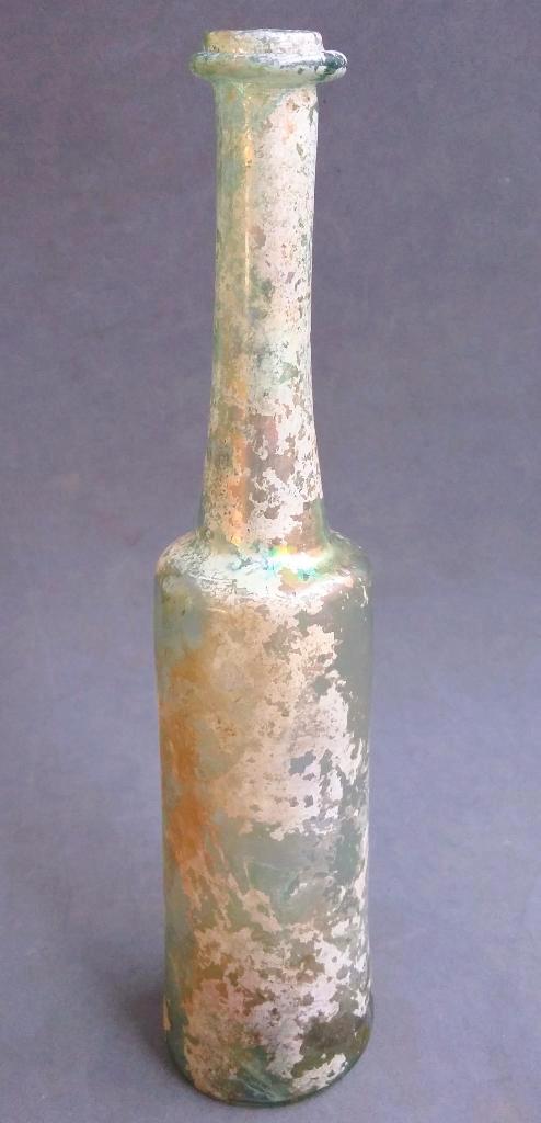 Omstreeks 1550 - 1625 Medicijnfles Fles Flesje Bodemvondst, Antiek en Kunst, Antiek | Glas en Kristal, Ophalen of Verzenden