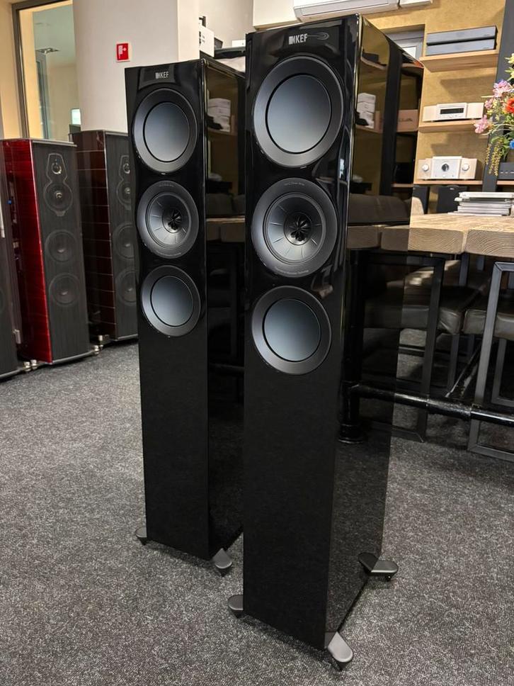 KEF R5 Meta (Set van 2), Audio, Tv en Foto, Luidsprekers, Zo goed als nieuw, Front, Rear of Stereo speakers, 120 watt of meer