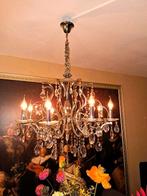 Complete set ECHTE KRISTALLEN KROONLUCHTERS 8 + 6 + 2 arms, Huis en Inrichting, Lampen | Kroonluchters, Ophalen of Verzenden, Zo goed als nieuw