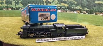 Märklin 3092 H0 Stoomlocomotief K.Bay € 65.00 beschikbaar voor biedingen