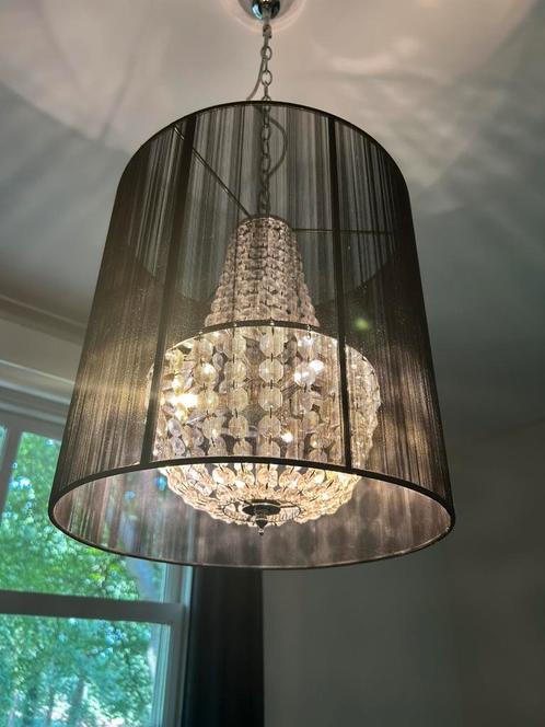 Sierlijke kroonluchter, Huis en Inrichting, Lampen | Kroonluchters, Zo goed als nieuw, Glas, Ophalen