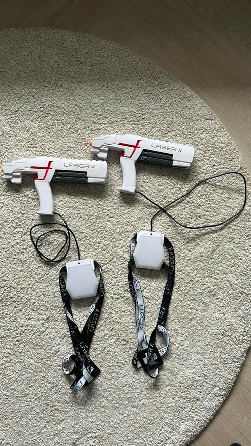 Laser X lasergame dubbel set, Kinderen en Baby's, Speelgoed | Buiten | Actiespeelgoed, Zo goed als nieuw, Ophalen of Verzenden