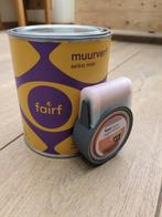 Muurverf van Fairf 1L kleur zalm / terracotta, Minder dan 5 liter, Ophalen of Verzenden, Zo goed als nieuw, Verf