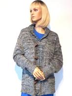 NO EXCESS Prachtig Warm Zwart/Wit Gebreid Vest XL 56-58, Maat 56/58 (XL), Ophalen of Verzenden, Zo goed als nieuw, No Excess